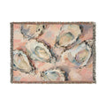 Oyster Painting Woven Blanket