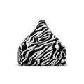 Zebra Print Bean Bag Cover