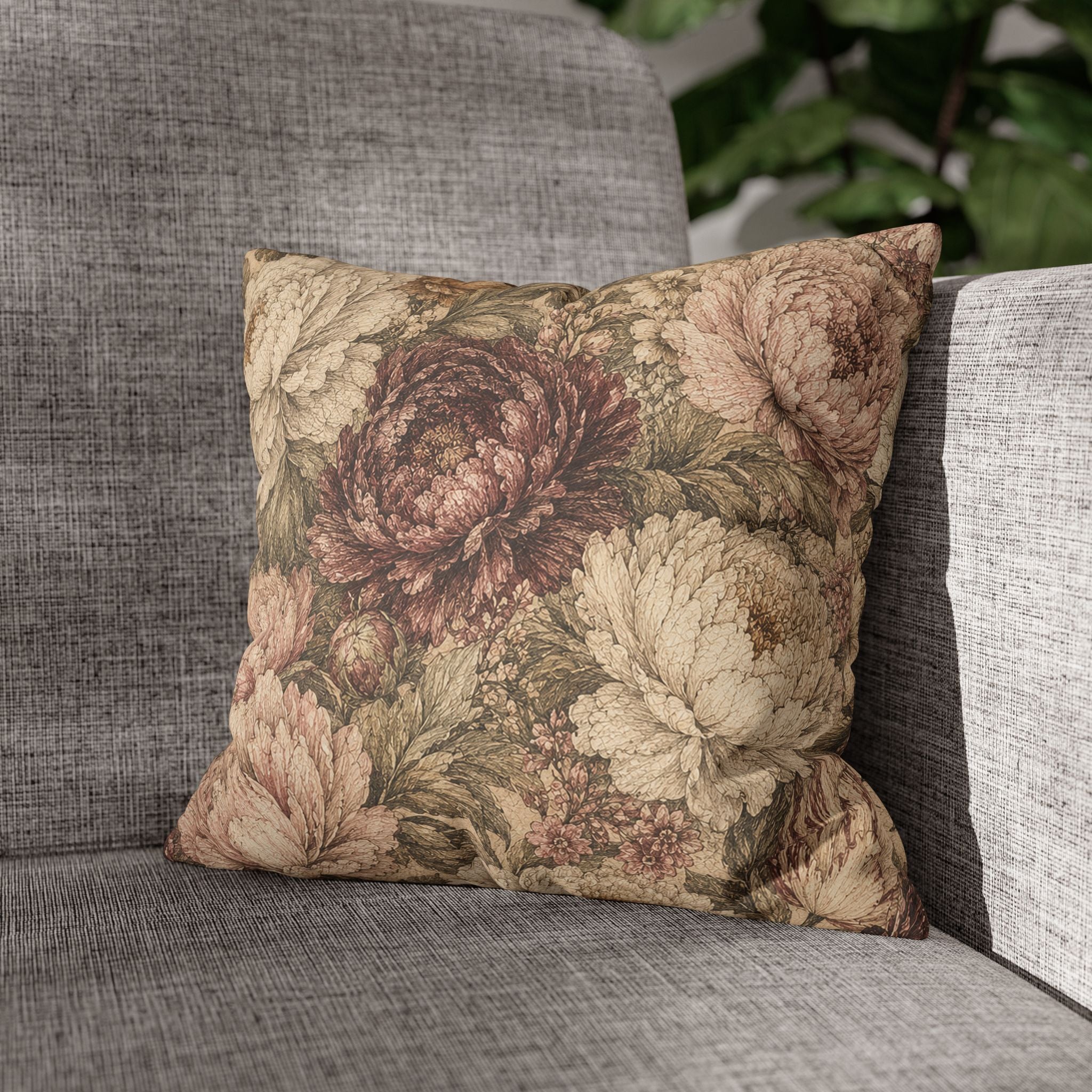 Moody Botanical Cushion Cover