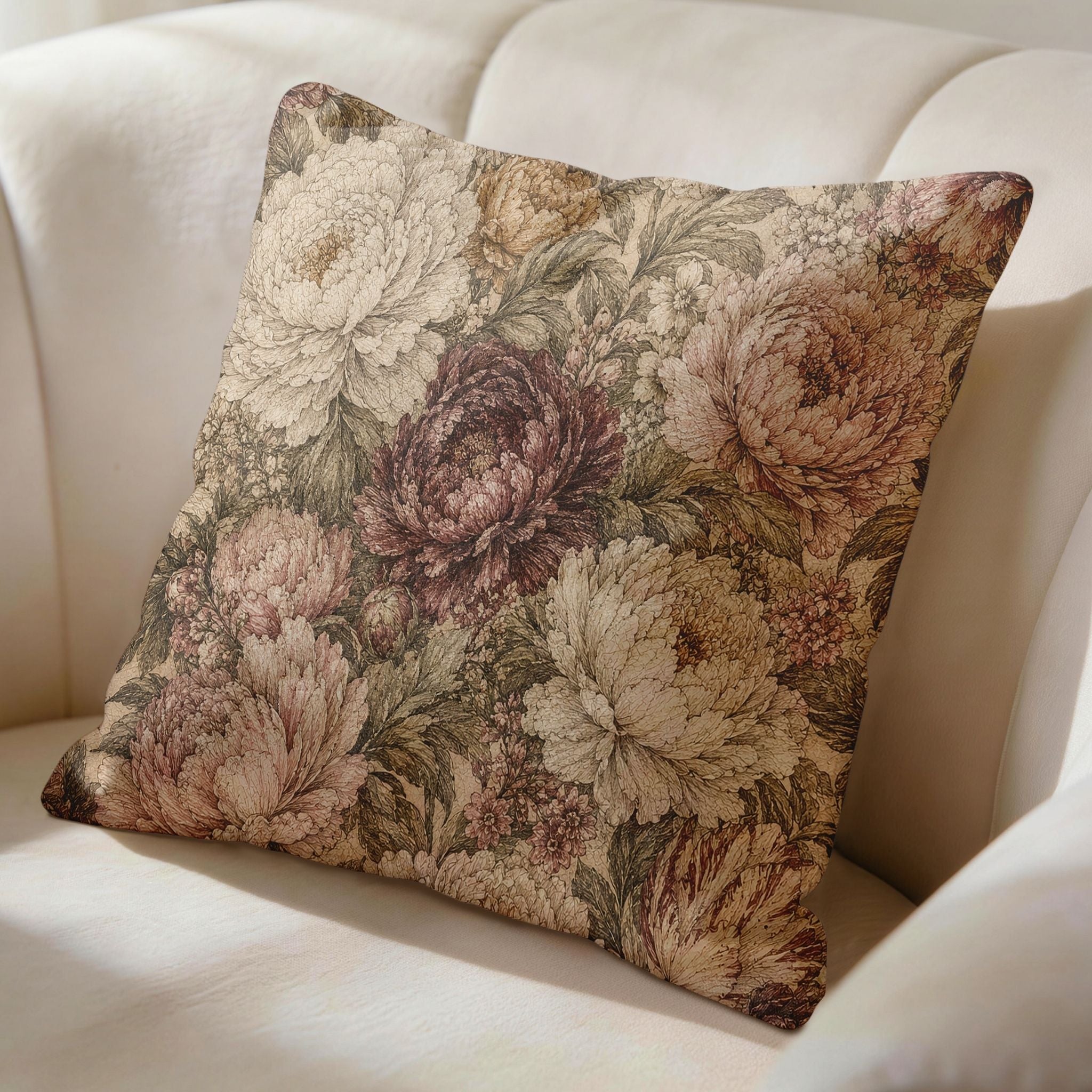 Moody Botanical Cushion Cover
