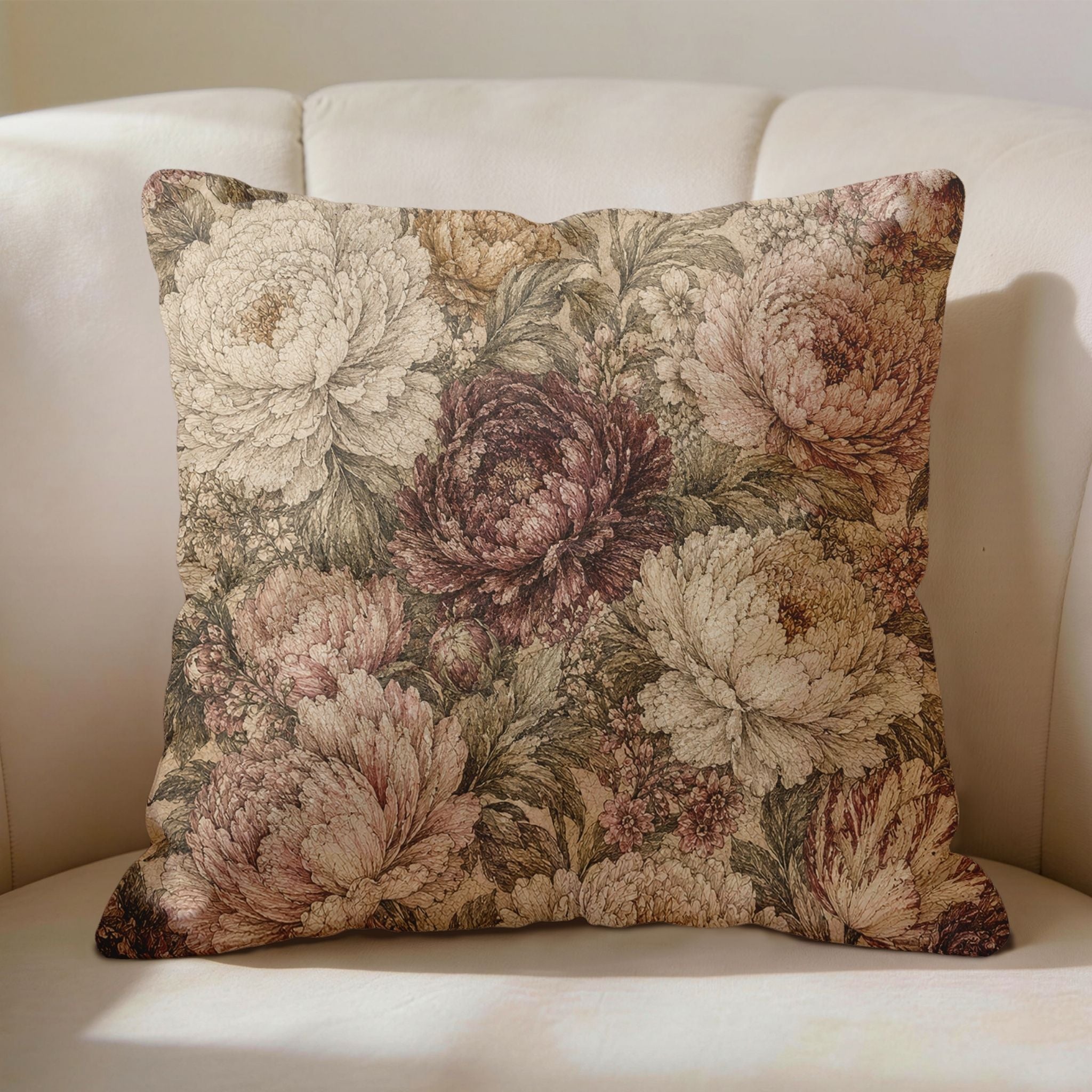 Moody Botanical Cushion Cover
