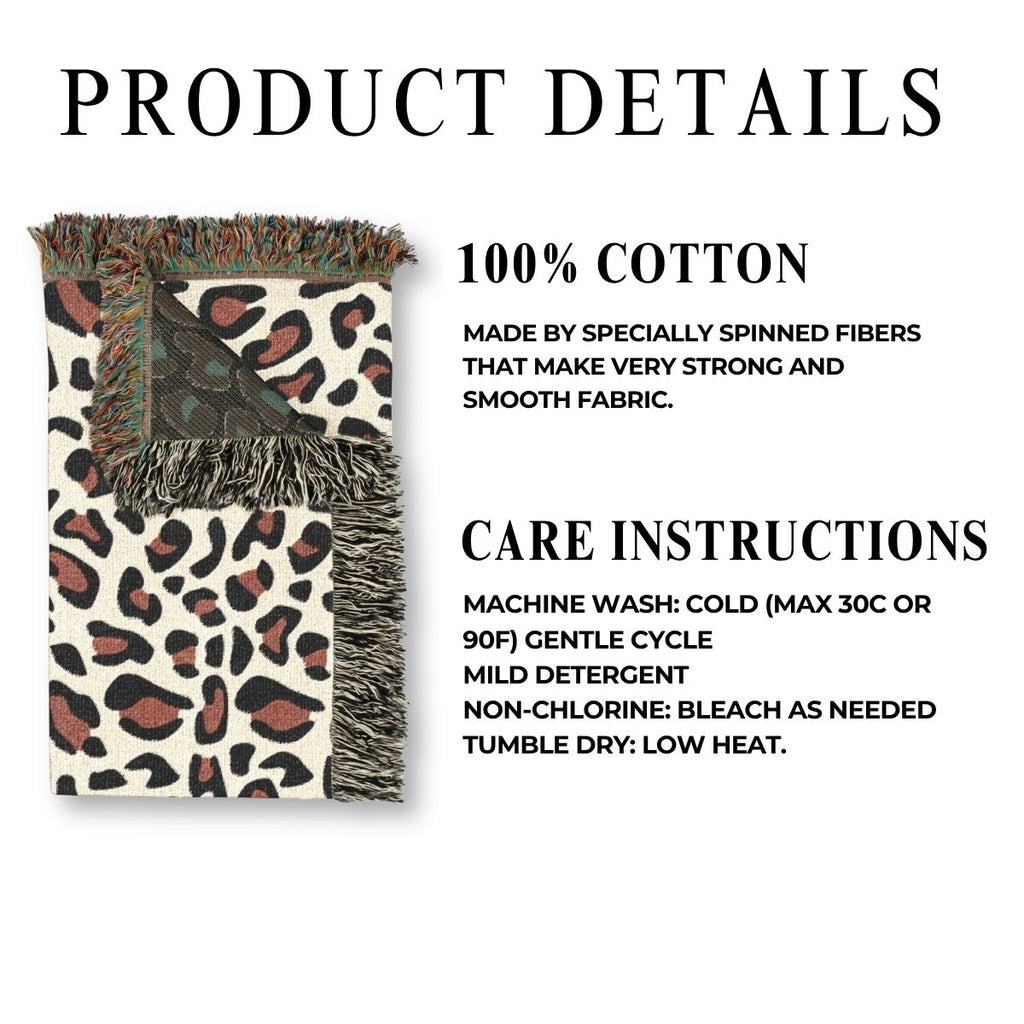 Zebra Print Woven Blanket