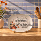 Personalized Handwritten Recipe Platter