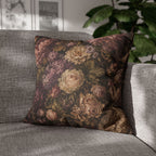 Moody Floral Pillow Cover