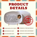 Personalized Handwritten Recipe Serving Platter with Photo